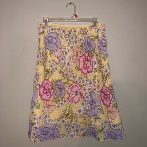 Vintage Floral Skirt
